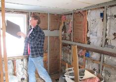 Grohman Remodel, Bad Insulation Replaced with good insulation