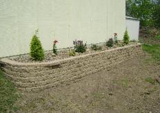Retaining Wall We Built