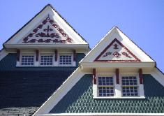 Dr. Dechow Residence, Issac Burton House, 774 N. Broad Galesburg During Exterior Restorations