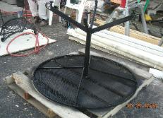 HVLP Spraying Wrought Iron Table